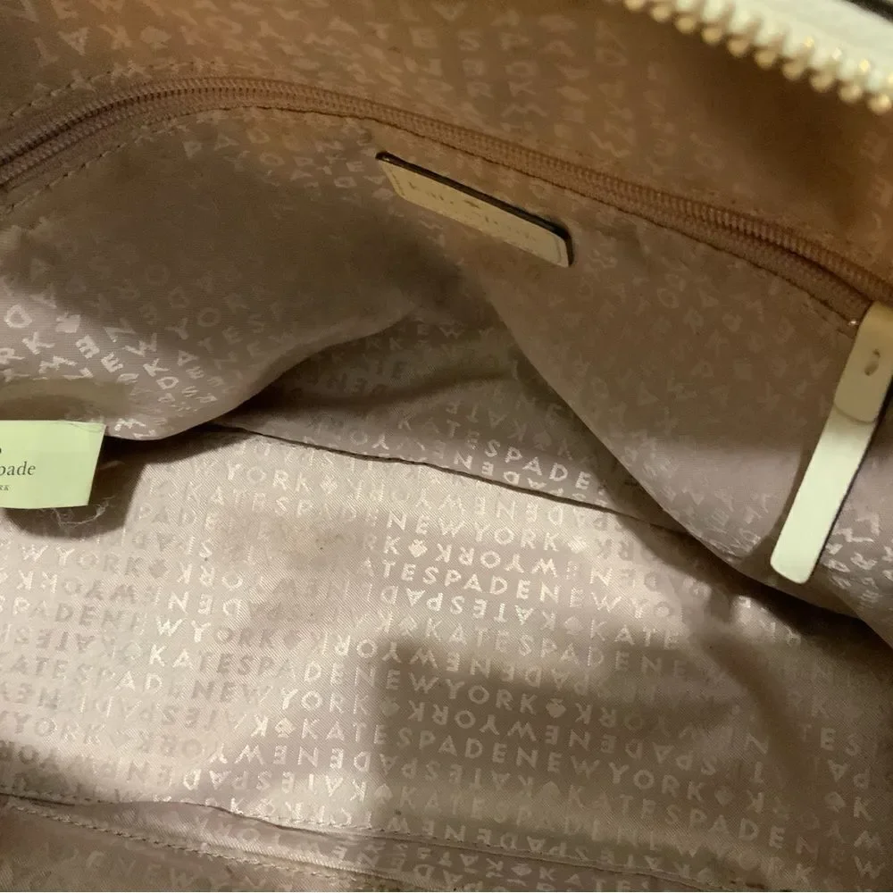 Kate Spade Rocki Helena Street Satchel Handbag off white